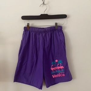 Vintage “Venice” 100% Cotton Shorts (Deadstock!)